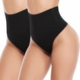 thumbnail image 1 of Vaslanda 2-pack Thong Shapewear Tummy Control Panties Body Shaper for Women Butt Lifter Waist Trainer Seamless Slimmer Panty, 1 of 7