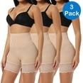 thumbnail image 1 of Vaslanda 3 Packs High-Waisted Slip Shorts: Shapewear for Comfortable and Secure Wear, 1 of 7