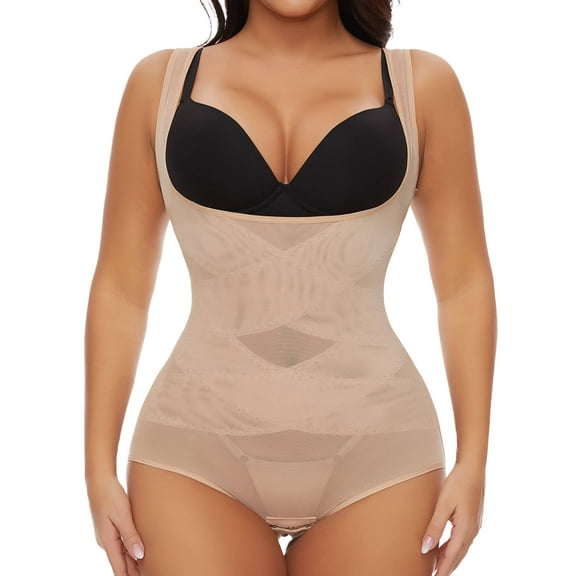 Vaslanda Body Shaper for Women Tummy Control Shapewear Bodysuit Seamless Faja Colombian Butt Lifter Waist Trainer Girdles