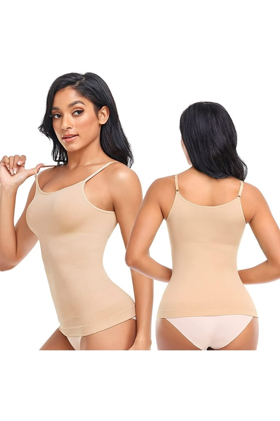 Camisole for Women Tummy Control Cami Shaper Seamless Compression Tank Top Shapewear for Women