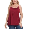 thumbnail image 1 of Vaslanda Camisoles for Women with Built in Bra Adjustable Strap Sleeveless Summer Tank Tops for Workout Sleeping Traveling, 1 of 4