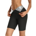 thumbnail image 1 of Vaslanda Thermo Sauna Sweat Pants for Women High Waisted Neoprene Corset Leggings Workout Waist Trainer Body Shaper, 1 of 7