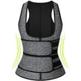 thumbnail image 1 of Vaslanda Sauna Waist Trimmer Vest with Adjustable Double Straps, Women Workout Compression Waist Trainer Sauna Suit Sweat Vest, Weight Loss Neoprene Snug Fit Tank Top, 1 of 6