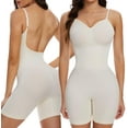 thumbnail image 1 of Vaslanda Women's Backless Shapewear Bodysuit Tummy control Shorts Seamless Body Shaper Sleeveless Jumpsuits Tops, 1 of 8