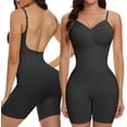 thumbnail image 1 of Vaslanda Women's Backless Shapewear Bodysuit Tummy control Shorts Seamless Body Shaper Sleeveless Jumpsuits Tops, 1 of 8