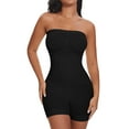 thumbnail image 1 of Vaslanda Strapless Shortie Bodysuit for Women Tummy Control Shapewear Seamless Body Shaper with Removable Straps, 1 of 6