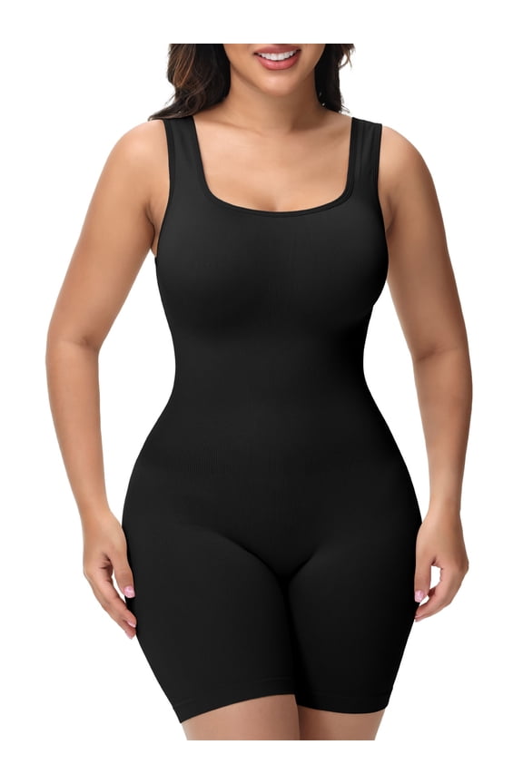 Shapewear for Women Tummy Control Shaping Mid-Thigh Shapewear Bodysuit Seamless Butt Lifter Body Shaper