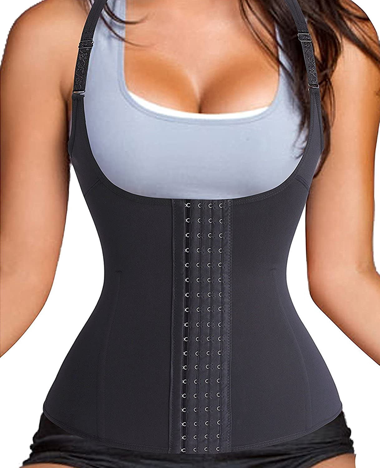 Profesyonel Üretici Bodyshaper Zayıflama Lateks Bel Eğitmen Yelek 9 Çelik Balenl