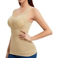 thumbnail image 1 of Vaslanda Women Shapewear Tank Tops with Built-in Bra Pads Seamless Tummy Control Cami Shaper Camisoles Undershirt, 1 of 7