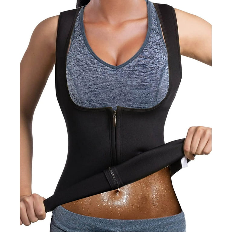 Vaslanda Women Waist Trainer Vest Slim Corset Neoprene Sauna Tank