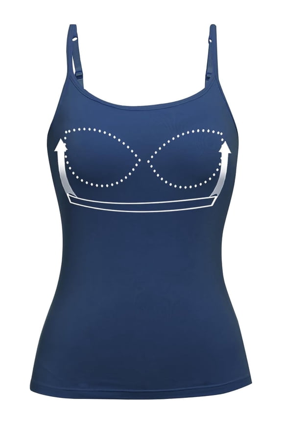 Womens Modal Built-in Bra Padded Camisole Yoga Tanks Tops