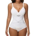 thumbnail image 1 of Vaslanda V Neck Bra Bodysuit Shapewear for Women Tummy Control Waist Trainer Full Body Shaper Butt Lifter Briefs Jumpsuit Tops, 1 of 7