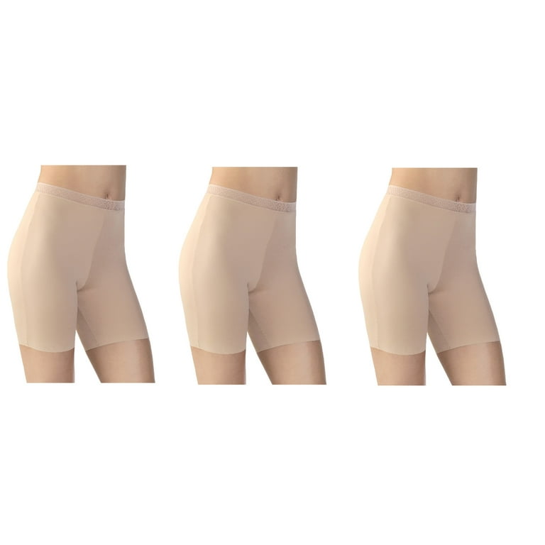 Vassarette Women's 3-Pack Seamless Underwear, Plus Size, Smooth