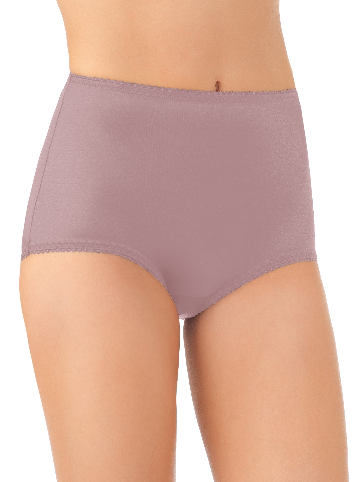 vassarette women's undershapers light control brief panties, style 40001