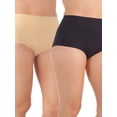 thumbnail image 1 of Vassarette Womens 2 Pack Comfortably Smooth Brief Panty, Style 13274, 1 of 3