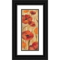 thumbnail image 1 of Vassileva, Silvia 10x18 Black Ornate Wood Framed with Double Matting Museum Art Print Titled - May Floral Panel I, 1 of 4