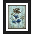 thumbnail image 1 of Vassileva, Silvia 11x14 Black Ornate Wood Framed with Double Matting Museum Art Print Titled - Botanical Trio II, 1 of 4