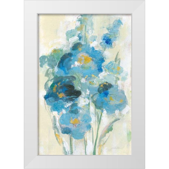 Vassileva, Silvia 11x14 White Modern Wood Framed Museum Art Print Titled - Loose Bouquet I