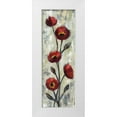 thumbnail image 1 of Vassileva, Silvia 11x24 White Modern Wood Framed Museum Art Print Titled - Simple Red Floral II, 1 of 4