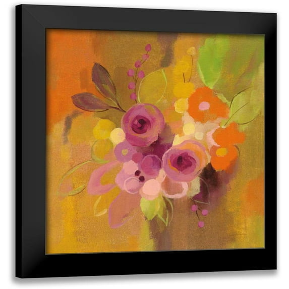 Vassileva, Silvia 12x12 Black Modern Framed Museum Art Print Titled - Small Bouquet I