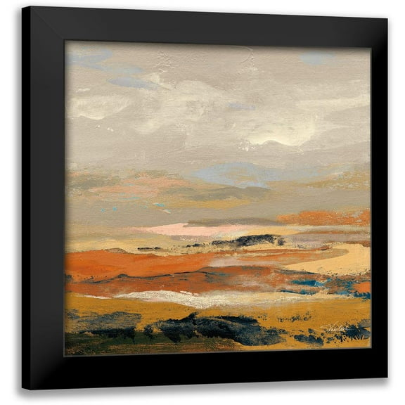 Vassileva, Silvia 12x12 Black Modern Framed Museum Art Print Titled - Warm Bay II