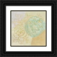 thumbnail image 1 of Vassileva, Silvia 12x12 Black Ornate Wood Framed with Double Matting Museum Art Print Titled - Mid Mod Sophisticated Floral II, 1 of 4