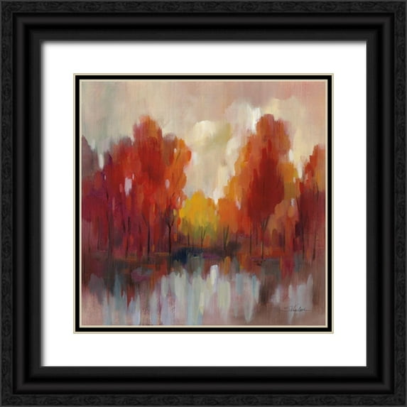Vassileva, Silvia 12x12 Black Ornate Wood Framed with Double Matting Museum Art Print Titled - October Memories