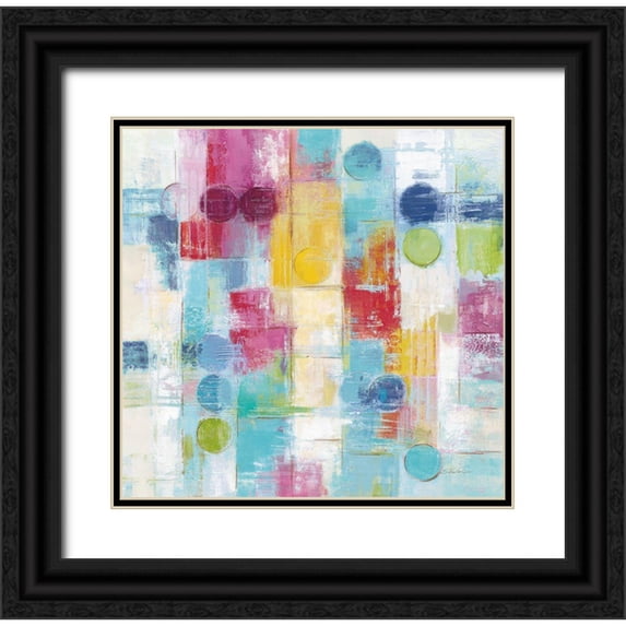 Vassileva, Silvia 12x12 Black Ornate Wood Framed with Double Matting Museum Art Print Titled - Summer Rain Bright