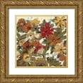 thumbnail image 1 of Vassileva, Silvia 12x12 Gold Ornate Wood Framed with Double Matting Museum Art Print Titled - Expressive Garden II, 1 of 4