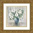 thumbnail image 1 of Vassileva, Silvia 12x12 Gold Ornate Wood Framed with Double Matting Museum Art Print Titled - Gray Barn Floral Light, 1 of 4