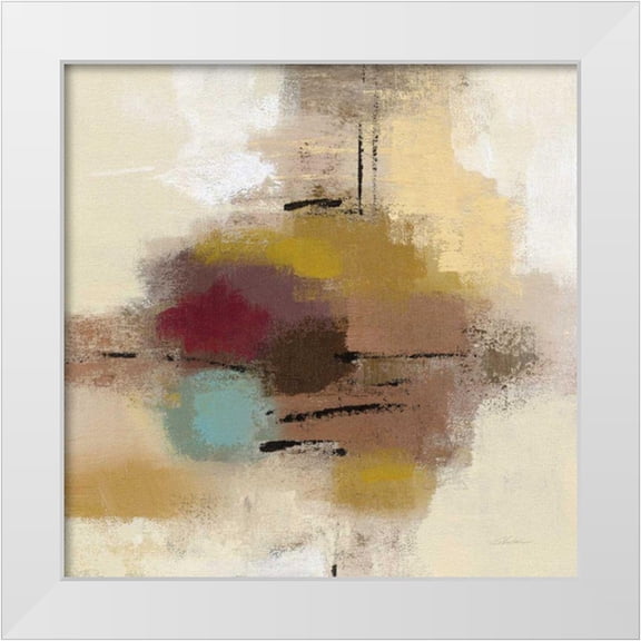 Vassileva, Silvia 12x12 White Modern Wood Framed Museum Art Print Titled - Morello Cherry Abstract I
