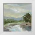 thumbnail image 1 of Vassileva, Silvia 12x12 White Modern Wood Framed Museum Art Print Titled - Sage Lake, 1 of 4