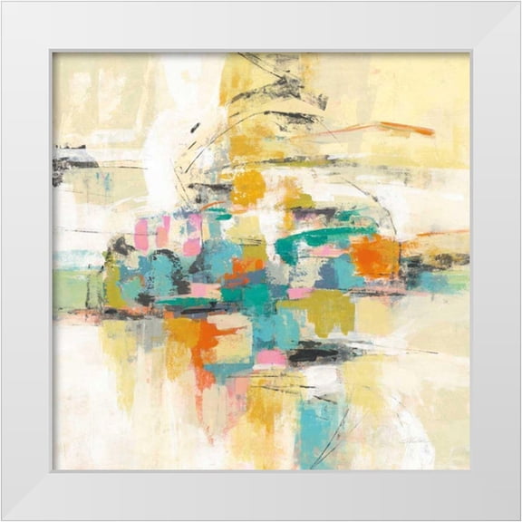 Vassileva, Silvia 12x12 White Modern Wood Framed Museum Art Print Titled - Silk Road Journey