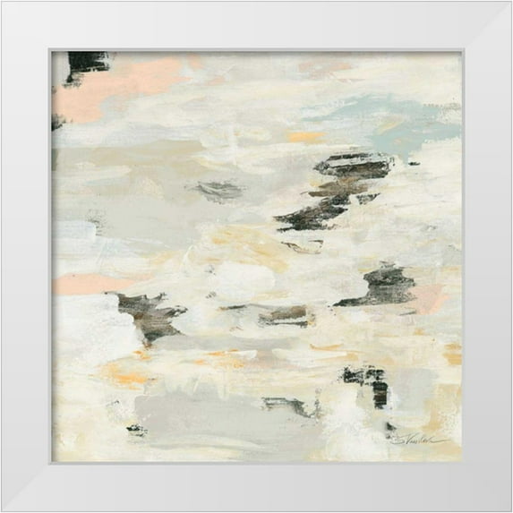 Vassileva, Silvia 12x12 White Modern Wood Framed Museum Art Print Titled - Steps on Stones I Boho
