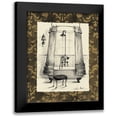 thumbnail image 1 of Vassileva, Silvia 12x14 Black Modern Framed Museum Art Print Titled - Elegant Bath I, 1 of 5