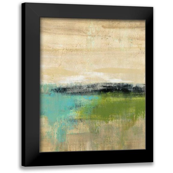 Vassileva, Silvia 12x14 Black Modern Framed Museum Art Print Titled - Spring Valley III