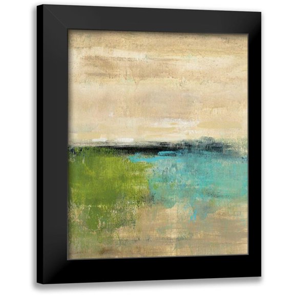 Vassileva, Silvia 12x14 Black Modern Framed Museum Art Print Titled - Spring Valley II