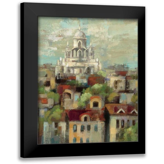 Vassileva, Silvia 12x14 Black Modern Framed Museum Art Print Titled - Spring in Paris I