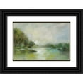 thumbnail image 1 of Vassileva, Silvia 14x11 Black Ornate Wood Framed with Double Matting Museum Art Print Titled - Lakeside Fog, 1 of 4