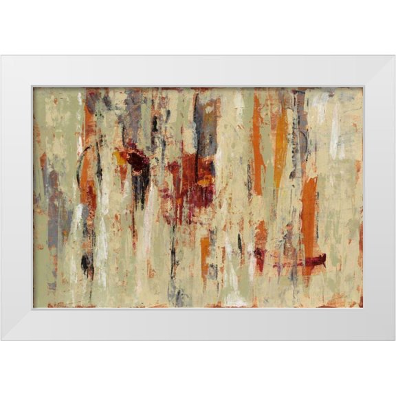 Vassileva, Silvia 14x11 White Modern Wood Framed Museum Art Print Titled - Graffiti Wall I Spice