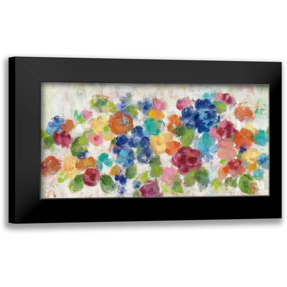 Vassileva, Silvia 14x9 Black Modern Framed Museum Art Print Titled - Hydrangea Bouquet I