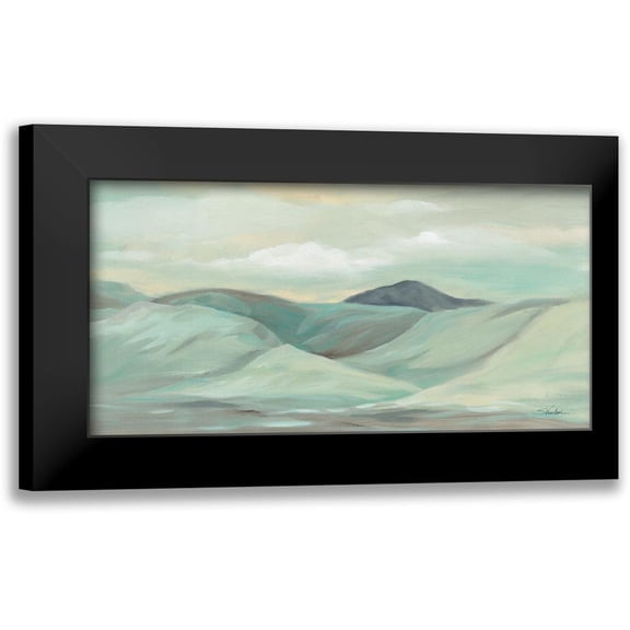 Vassileva, Silvia 14x9 Black Modern Framed Museum Art Print Titled - Mint Hills