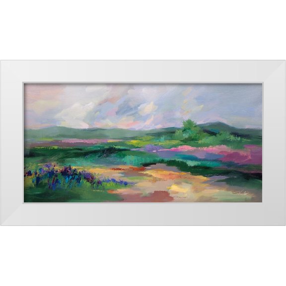 Vassileva, Silvia 14x9 White Modern Wood Framed Museum Art Print Titled - April Slopes