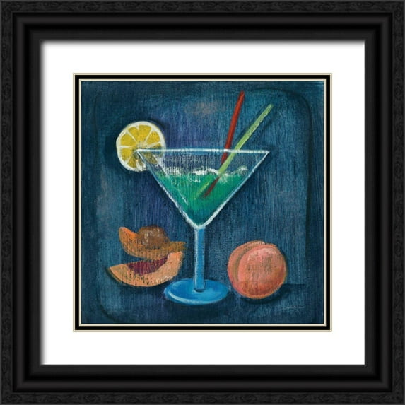 Vassileva, Silvia 15x15 Black Ornate Wood Framed with Double Matting Museum Art Print Titled - Cheers II