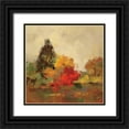 thumbnail image 1 of Vassileva, Silvia 15x15 Black Ornate Wood Framed with Double Matting Museum Art Print Titled - Fall Forest I, 1 of 4
