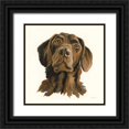 thumbnail image 1 of Vassileva, Silvia 15x15 Black Ornate Wood Framed with Double Matting Museum Art Print Titled - Oscar, 1 of 4