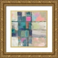 thumbnail image 1 of Vassileva, Silvia 15x15 Gold Ornate Wood Framed with Double Matting Museum Art Print Titled - Island Hues II Crop Bright, 1 of 4
