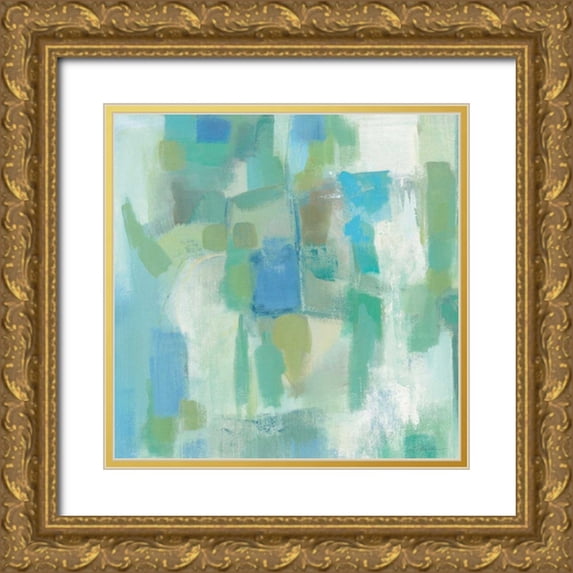 Vassileva, Silvia 15x15 Gold Ornate Wood Framed with Double Matting Museum Art Print Titled - Mountain Spring