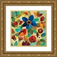 thumbnail image 1 of Vassileva, Silvia 15x15 Gold Ornate Wood Framed with Double Matting Museum Art Print Titled - Summer Floral II, 1 of 4