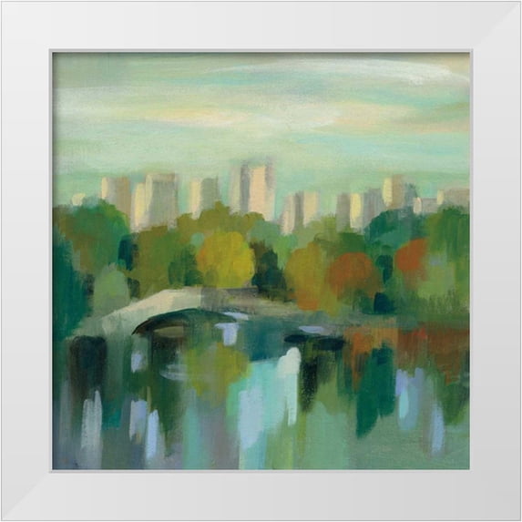 Vassileva, Silvia 15x15 White Modern Wood Framed Museum Art Print Titled - Manhattan Sketches III